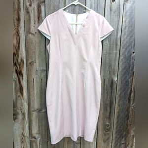 Ted Baker Sheath Dress Soft Pink Size 4